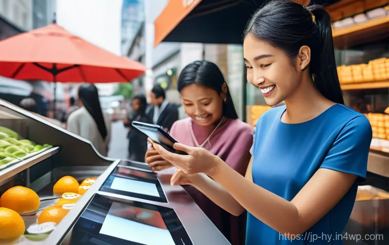 CBDC 개발을 위한 정책 제안 - **Prompt:** A vibrant, futuristic city street scene bathed in soft, natural light, depicting diverse...
