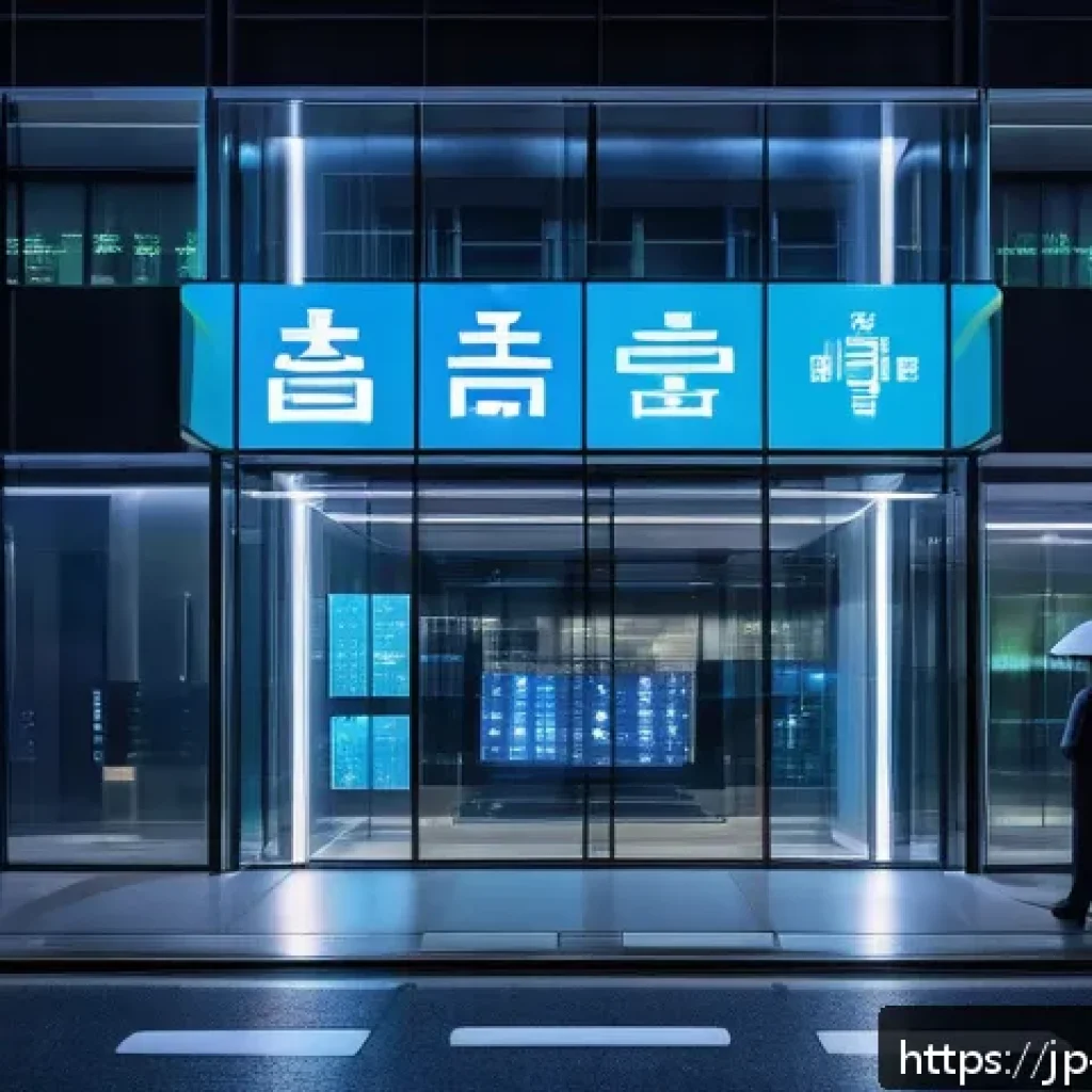 CBDC와 디지털 자산의 법적 지위 - A futuristic digital currency exchange scene featuring a sleek, modern central bank building illumin...