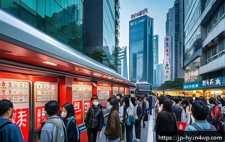 CBDC의 활용 사례 및 전망 - A bustling urban scene in Shenzhen, China, showcasing everyday life with people using digital yuan (...
