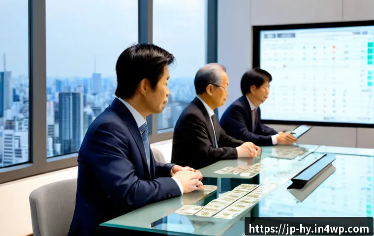 CBDC의 발전 방향에 대한 전문가 의견 - Photorealistic editorial scene of a diverse panel of financial technology experts in a modern Tokyo ...